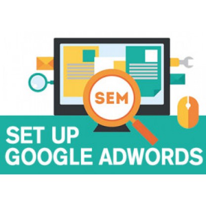 SEM Set up Google Adwords campaign ads