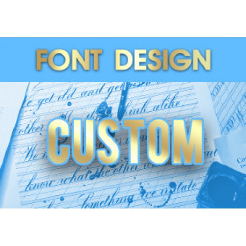 Font Design Package Custom